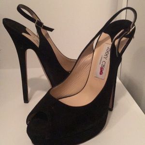Jimmy Choo Peep Toe slingback